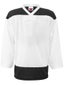 K1 2100 Player Hockey Jersey White & Black Jr Small